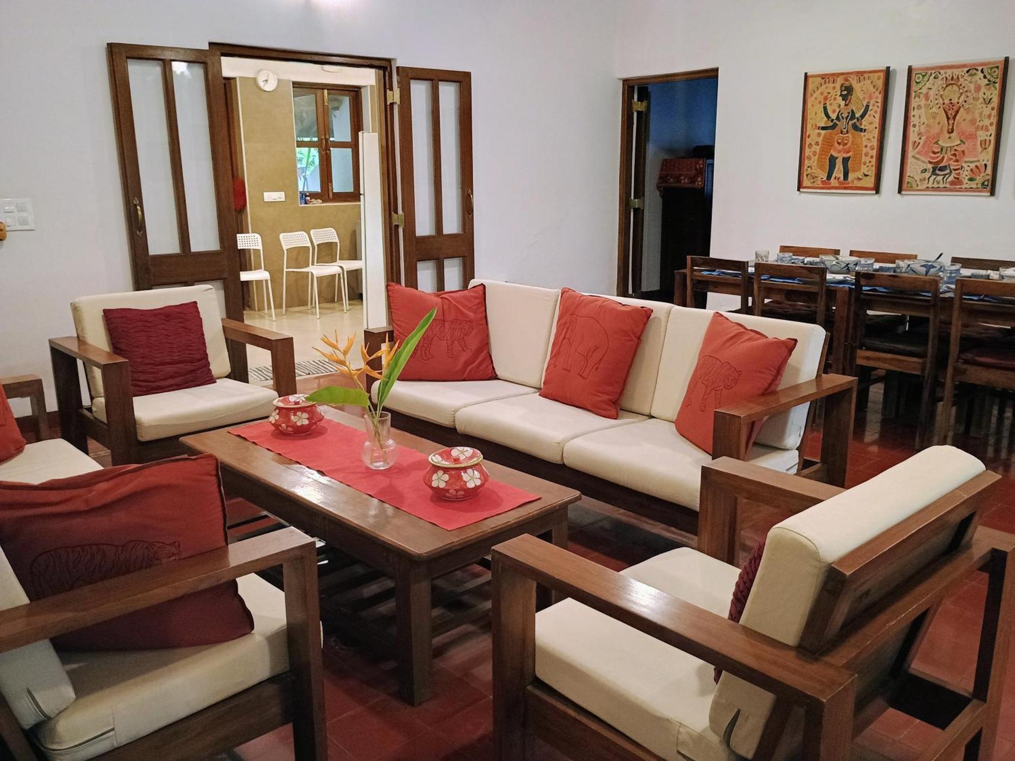 Banyan House - Luxurious 4 Bedroom Villa On One Acre, Near The Beach Nagaon  Kültér fotó